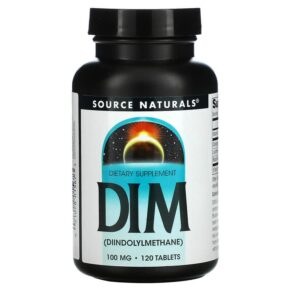 Source Naturals DIM (Diindolylmethane) 100 mg 120 viên 021078015673