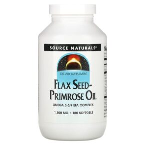 Source Naturals Flax Seed-Primrose Oil 1.300 mg 180 viên 021078011439