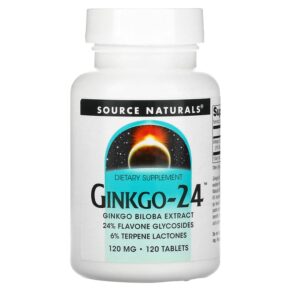 Source Naturals Ginkgo-24 120 mg 120 viên 021078002239