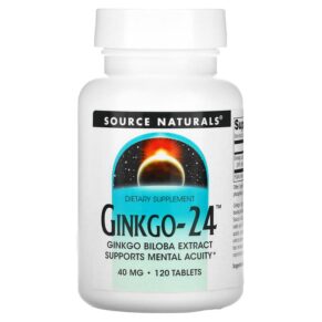 Source Naturals Ginkgo-24 40 mg 120 viên 021078000761