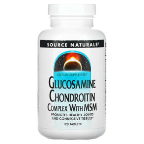 Source Naturals Glucosamine Chondroitin Complex + MSM 120 viên 021078012542