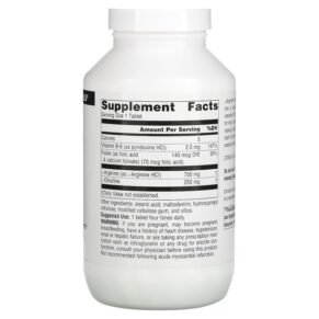 Source Naturals L-Arginine L-Citrulline Complex 1.000 mg 240 Tablets 021078020509