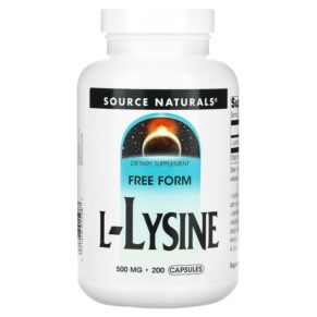 Source Naturals L-Lysine 500 mg 200 viên 021078015987