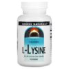 Source Naturals L-Lysine Powder 3.53 oz (100 g) 021078001355
