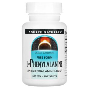 Source Naturals L-Phenylalanine 250 mg 100 viên 021078001614