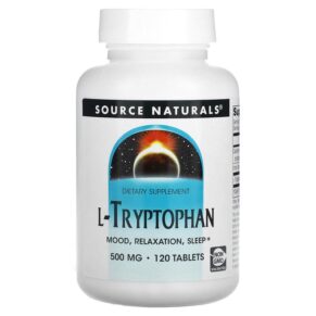Source Naturals L-Tryptophan 500 mg 120 viên 021078019800
