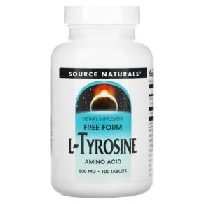 Source Naturals L-Tyrosine 500 mg 100 viên 021078001904