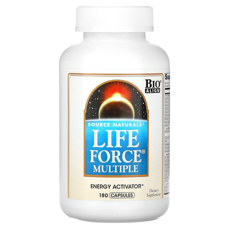 Source Naturals Life Force Multiple 180 Capsules 1 Source Naturals Life Force Multiple 180 viên 021078014232
