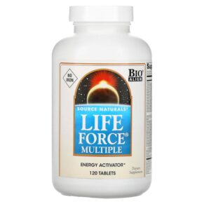 Source Naturals Life Force Multiple No Iron 120 viên 021078009665