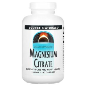 Source Naturals Magnesium Citrate 133 mg 180 viên 021078021001