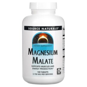Source Naturals Magnesium Malate 1.250 mg 180 viên 021078002628