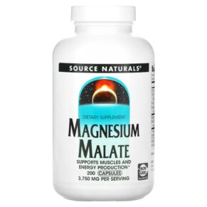 Source Naturals Magnesium Malate 625 mg 200 viên 021078016007