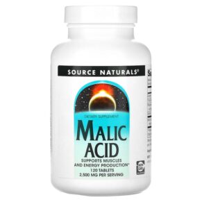 Source Naturals Malic Acid 2.500 mg 120 viên 021078027805