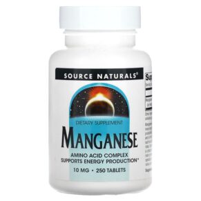 Source Naturals Manganese 10 mg 250 viên 021078003434