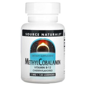 Source Naturals MethylCobalamin Vitamin B12 Cherry 1 mg 120 viên 021078012931