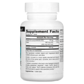 Source Naturals N-Acetyl L-Tyrosine 300 mg 120 Tablets 021078002178