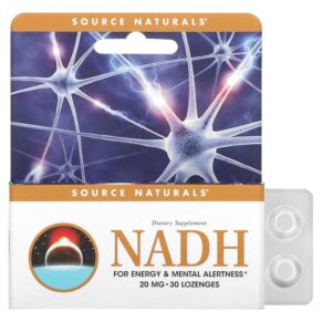Source Naturals NADH 20 mg 30 viên 021078021506