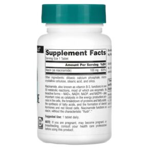 Source Naturals Niacinamide B-3 100 mg 250 Tablets 3 Source Naturals Niacinamide B-3 100 mg 250 Tablets 021078005049
