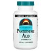 Source Naturals Pantothenic Acid 250 mg 250 viên 021078005124