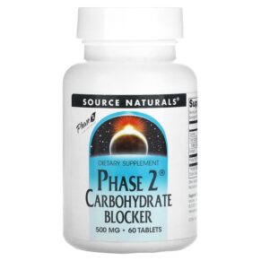 Source Naturals Phase 2 Carbohydrate Blocker 500 mg 60 viên 021078015604