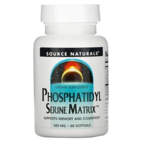 Source Naturals Phosphatidyl Serine Matrix 500 mg 60 viên 021078019688