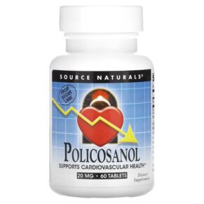 Source Naturals Policosanol 20 mg 60 viên 021078018872