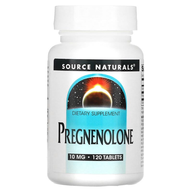 Source Naturals Pregnenolone 10 mg 120 Tablets 1 Source Naturals Pregnenolone 10 mg 120 viên 021078007173