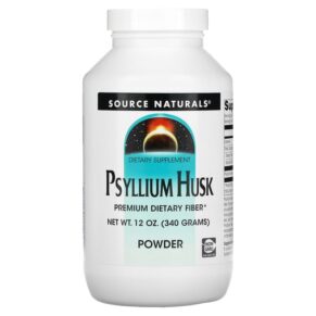 Source Naturals Psyllium Husk Powder 12 oz (340 g) 021078007791