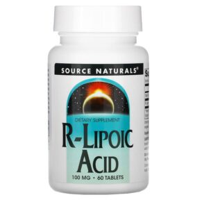 Source Naturals R-Lipoic Acid 100 mg 60 viên 021078016649