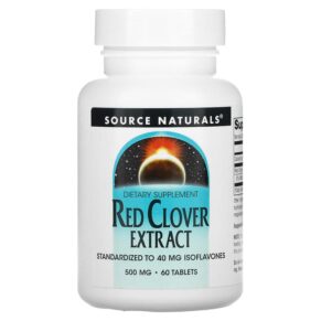 Source Naturals Red Clover Extract 500 mg 60 viên 021078013266