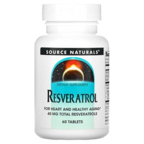 Source Naturals Resveratrol 40 mg 60 viên 021078023425