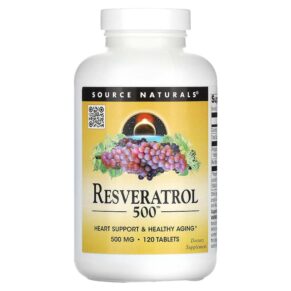 Source Naturals Resveratrol 500 mg 120 viên 021078028239