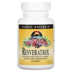 Source Naturals Resveratrol 60 viên 021078010111