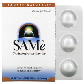 Source Naturals SAMe (Disulfate Tosylate) 200 mg 60 viên 021078013358