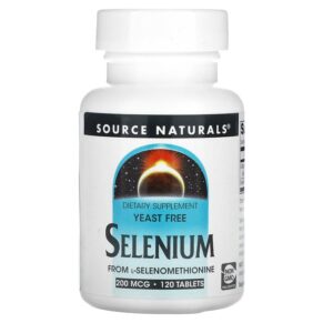 Source Naturals Selenium From L-Selenomethionine 200 mcg 120 viên 021078009238
