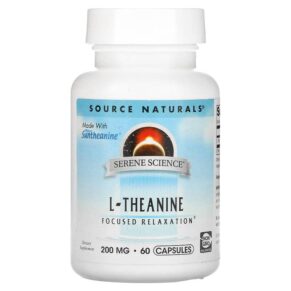Source Naturals Serene Science L-Theanine 200 mg 60 viên 021078016465