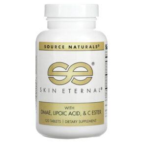 Source Naturals Skin Eternal + DMAE Lipoic Acid & C Ester 120 viên 021078014836