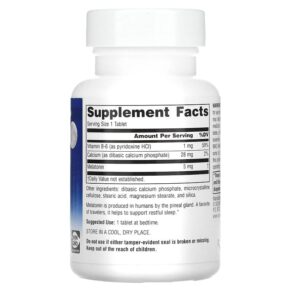 Source Naturals Sleep Science Melatonin 5 mg 120 Tablets 021078005575