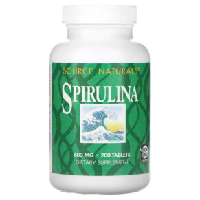 Source Naturals Spirulina 500 mg 200 viên 021078006381