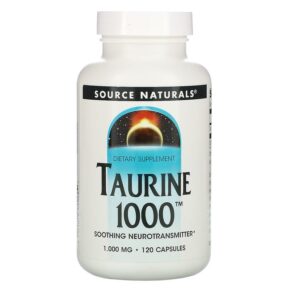 Source Naturals Taurine 1000 1.000 mg 120 viên 021078020684