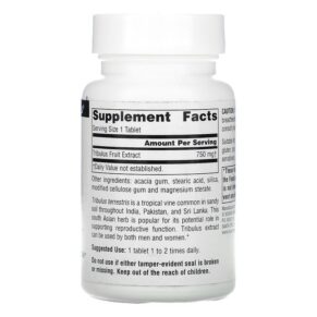 Source Naturals Tribulus 750 mg 60 Tablets 021078014614