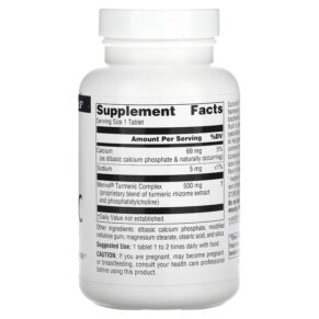 Source Naturals Turmeric with Meriva 500 mg 120 Tablets 3 Source Naturals Turmeric with Meriva 500 mg 120 Tablets 021078024217