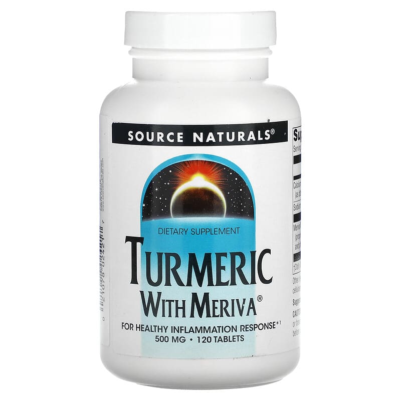 Source Naturals Turmeric with Meriva 500 mg 120 Tablets 1 Source Naturals Turmeric + Meriva 500 mg 120 viên 021078024217