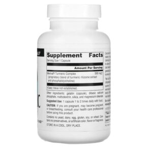 Source Naturals Turmeric With Meriva 500 mg 120 Capsules 021078024248