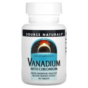 Source Naturals Vanadium + Chromium 90 viên 021078018353