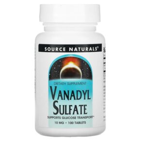 Source Naturals Vanadyl Sulfate 10 mg 100 viên 021078017479