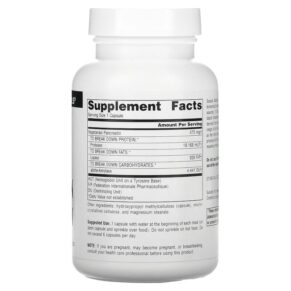 Source Naturals Vegetarian Pancreatin 475 mg 120 Vegetarian Capsules 021078017110
