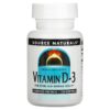 Source Naturals Vitamin D-3 10.000 IU (250 mcg) 120 viên 021078027928