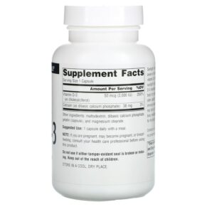 Source Naturals Vitamin D-3 2.000 IU 200 Capsules 021078021452