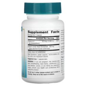 Source Naturals Wellness EpiCor with Vitamin D-3 500 mg 30 Capsules 021078024323